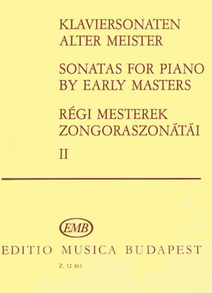 Sonatas/early Masters V2-pno