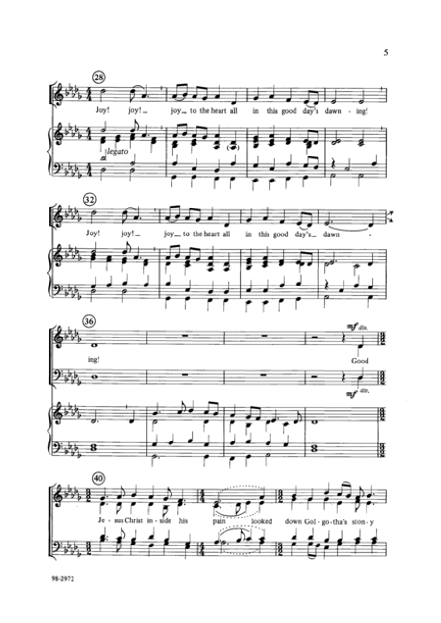 Joy to the Heart Joy to the Heart 4-Part scores gallery preview page 5
