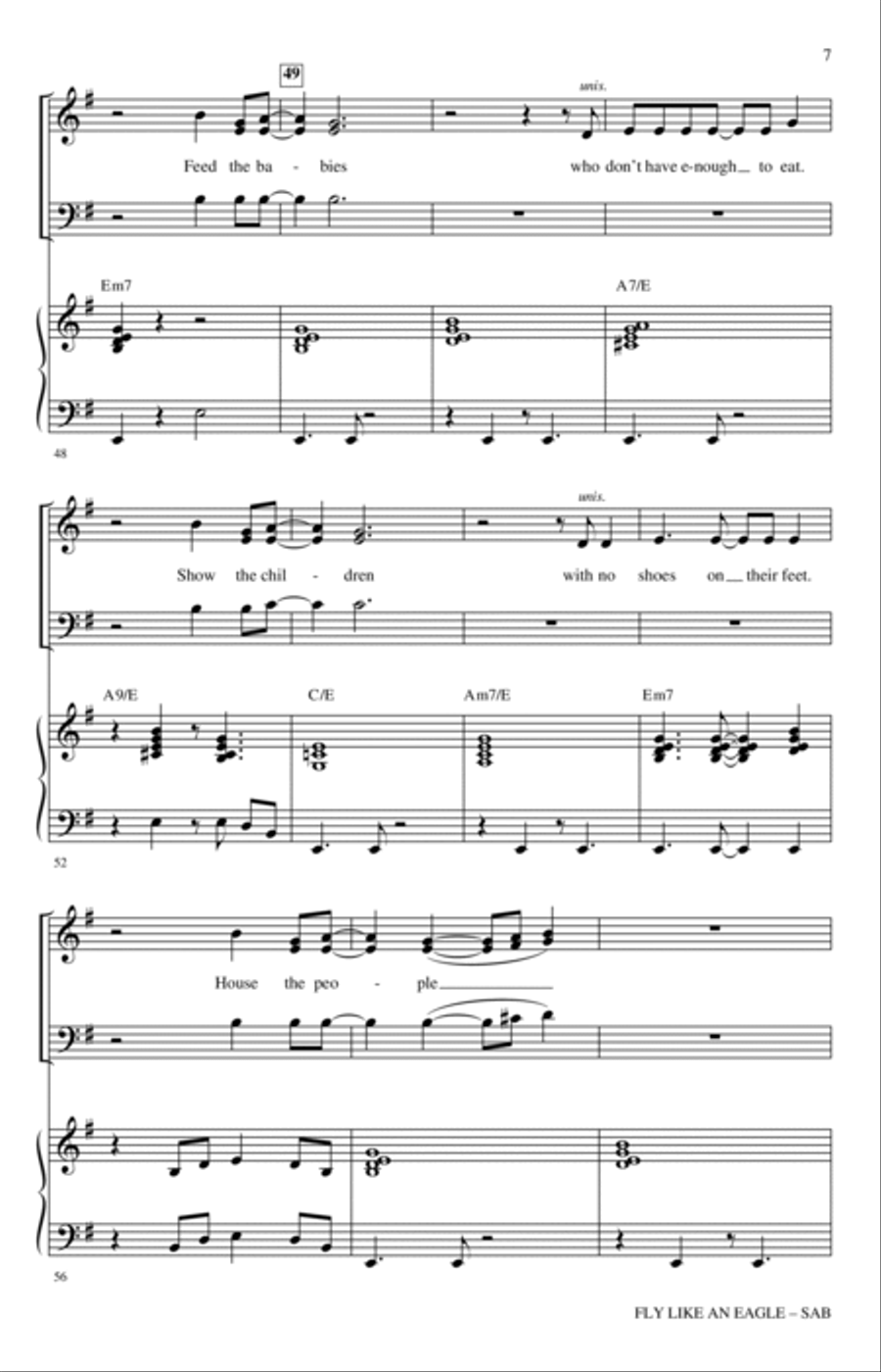 Fly Like An Eagle (arr. Mac Huff) 3-Part scores gallery preview page 5