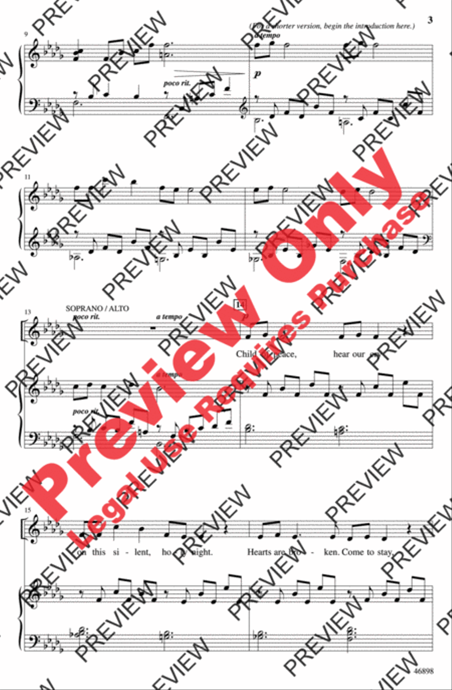 Child of Peace Child of Peace 4-Part scores gallery preview page 3