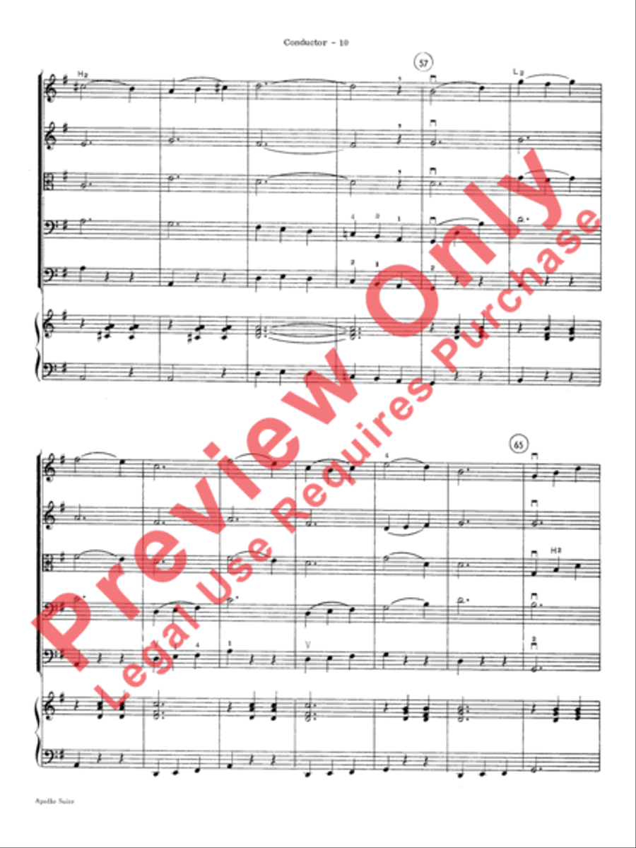 The Apollo Suite String Orchestra scores gallery preview page 13