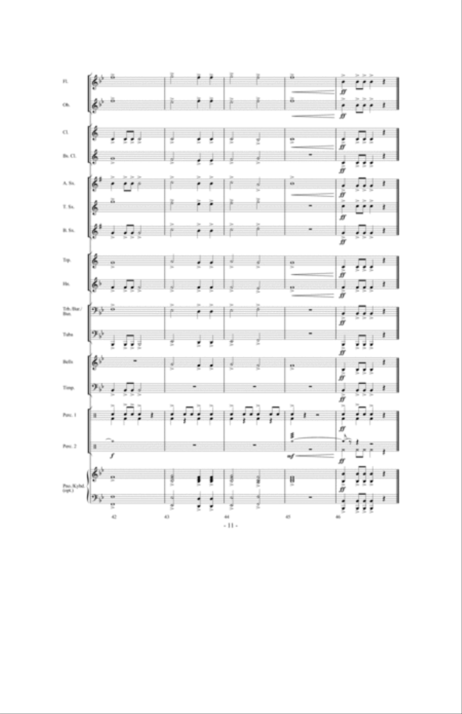 Declarata Concert Band scores gallery preview page 10
