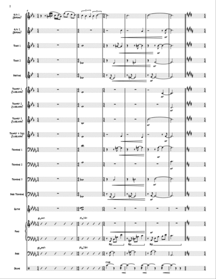 Five Wounds Five Wounds Jazz Ensemble scores gallery preview page 2
