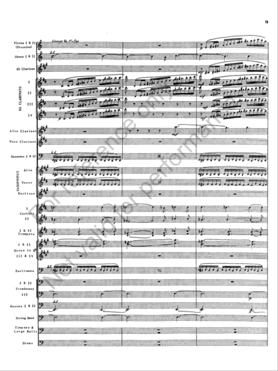 The Golden Legend Concert Band scores gallery preview page 13