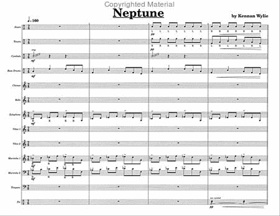 Neptune Percussion Ensemble scores gallery preview page 3