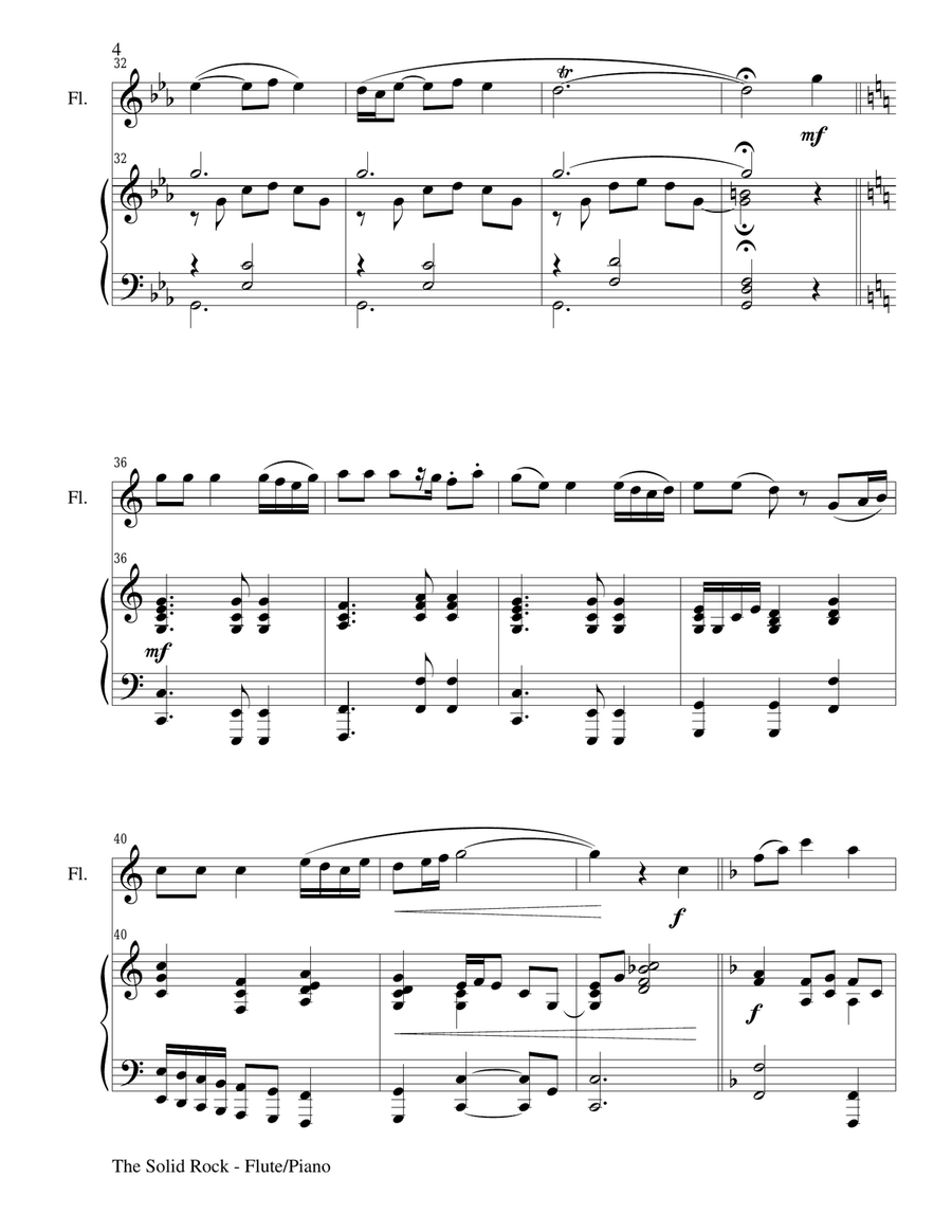 Gary Lanier: Hymns of Faith and Trust (Duets for Flute & Piano) Gary Lanier: Hymns of Faith and Trust (Duets for Flute & Piano) Woodwind Duet scores gallery preview page 5