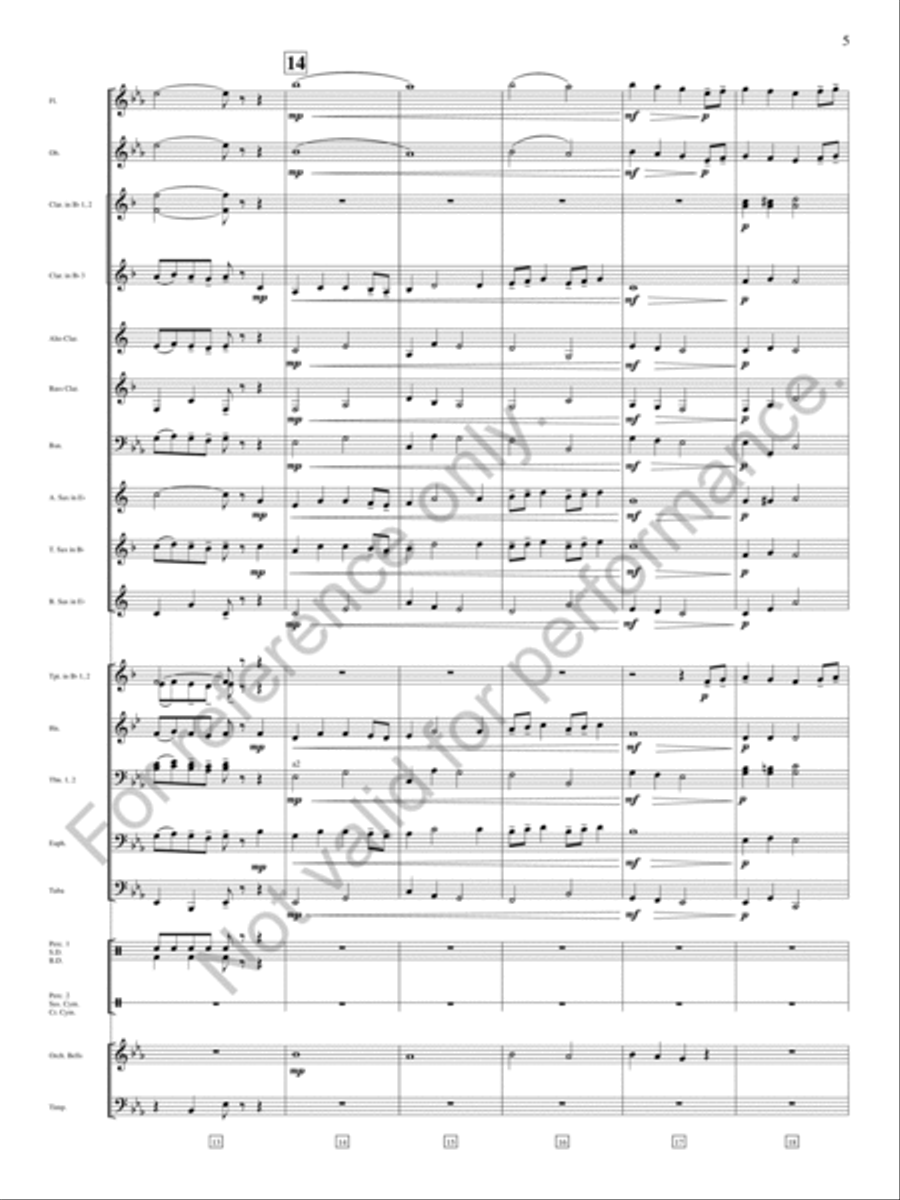 Chorale Prelude: All Things Bright And Beautiful Concert Band scores gallery preview page 6