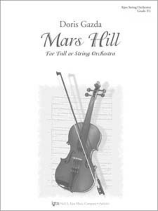 Book cover for Mars Hill - Score