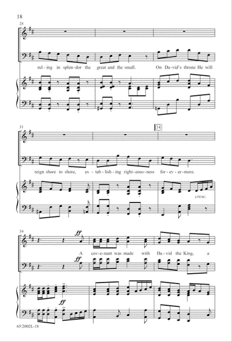 And This Shall Be a Sign And This Shall Be a Sign 4-Part scores gallery preview page 19