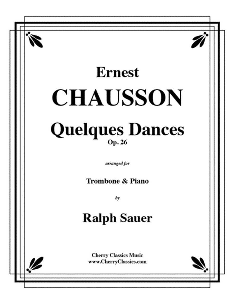 Quelques Dances, Op 26 for Trombone and Piano image number null