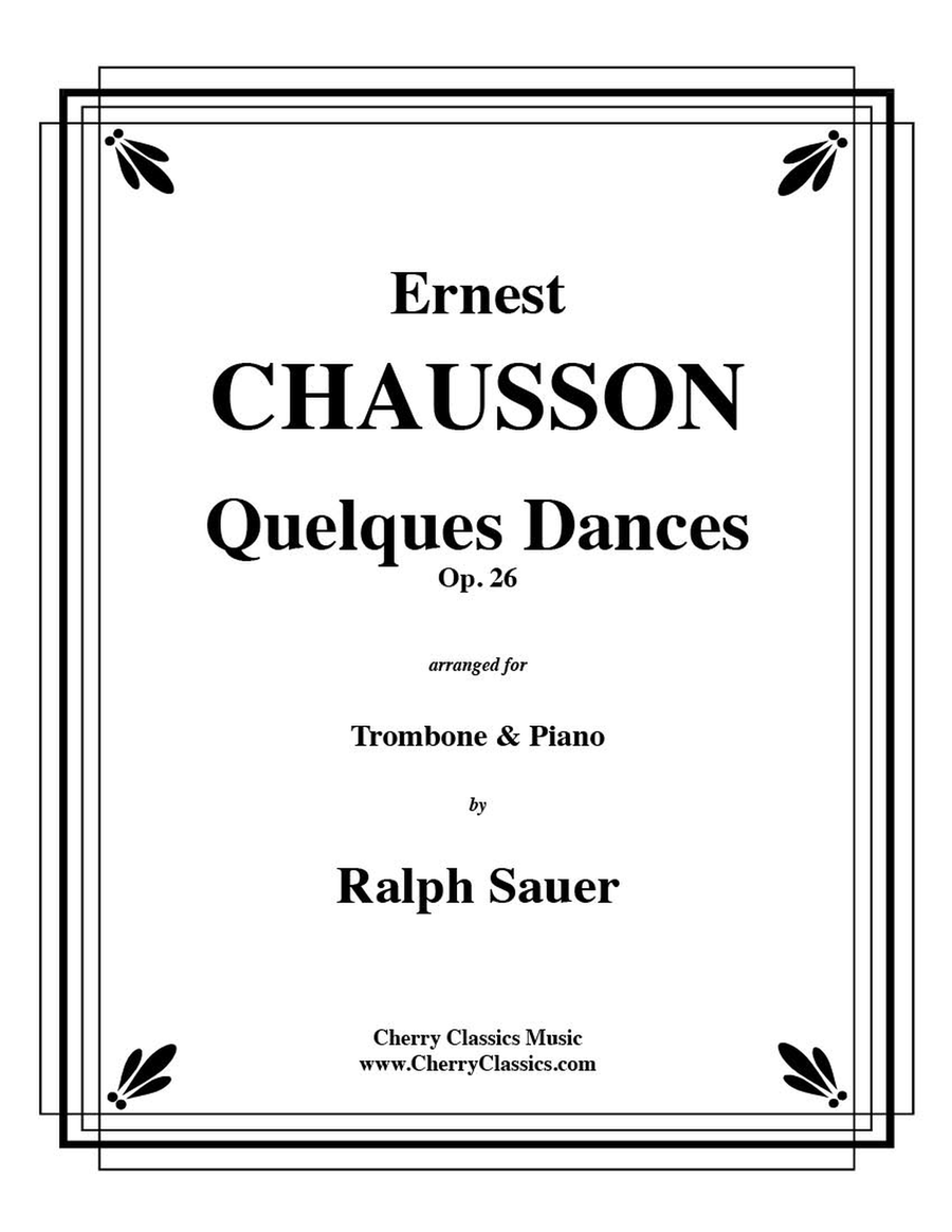 Quelques Dances, Op 26 for Trombone and Piano