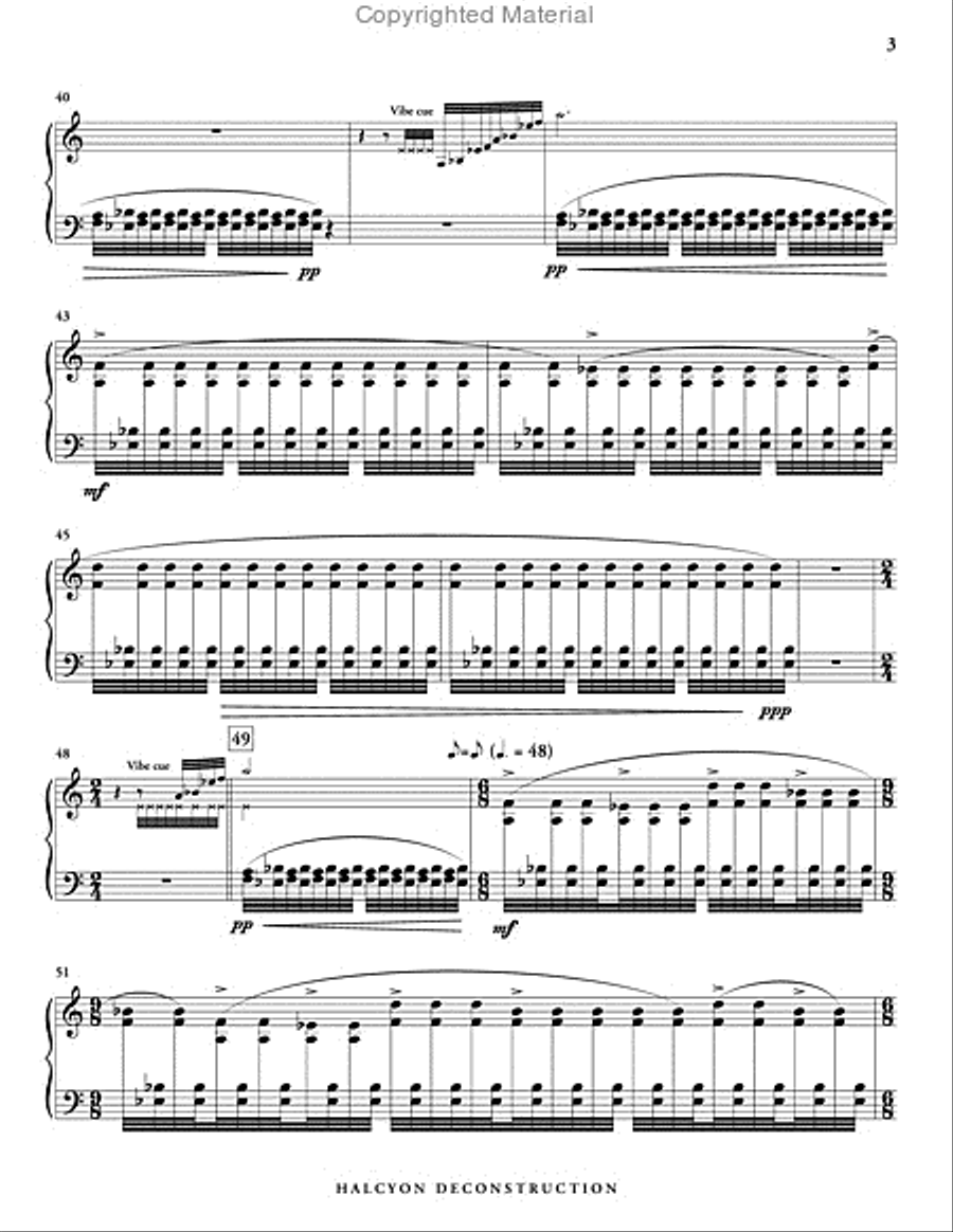 Halcyon Deconstruction Marimba scores gallery preview page 4