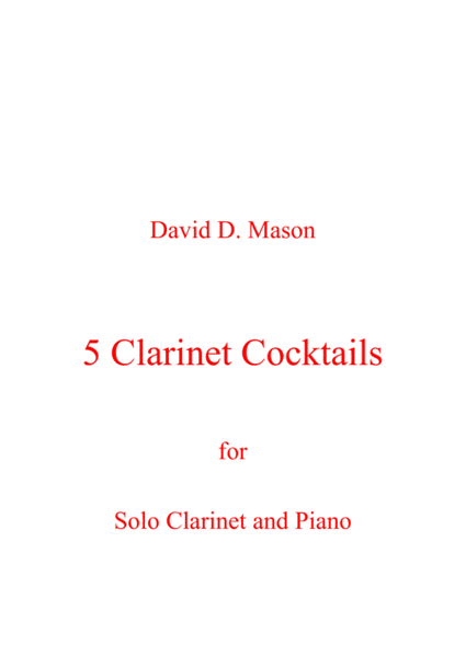 5 Clarinet Cocktails image number null