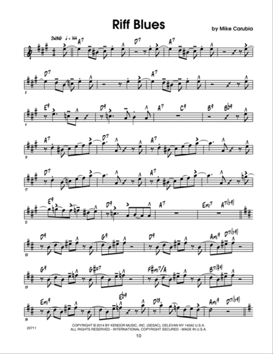 Effective Etudes For Jazz, Volume 2 - Eb Alto & Baritone Saxophone- Book with MP3 Downloads Jazz Ensemble scores gallery preview page 2