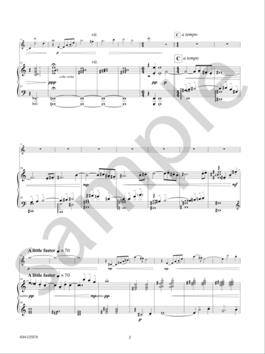 Chamber Concerto Violin Solo scores gallery preview page 5