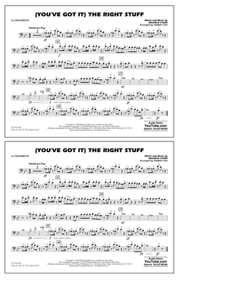 (You've Got It) The Right Stuff (arr. Ishbah Cox) - 1st Trombone