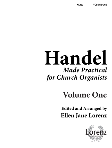 Handel Made Practical for Church Organists, Vol. 1
