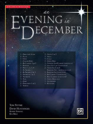 Book cover for An Evening in December - Orchestration