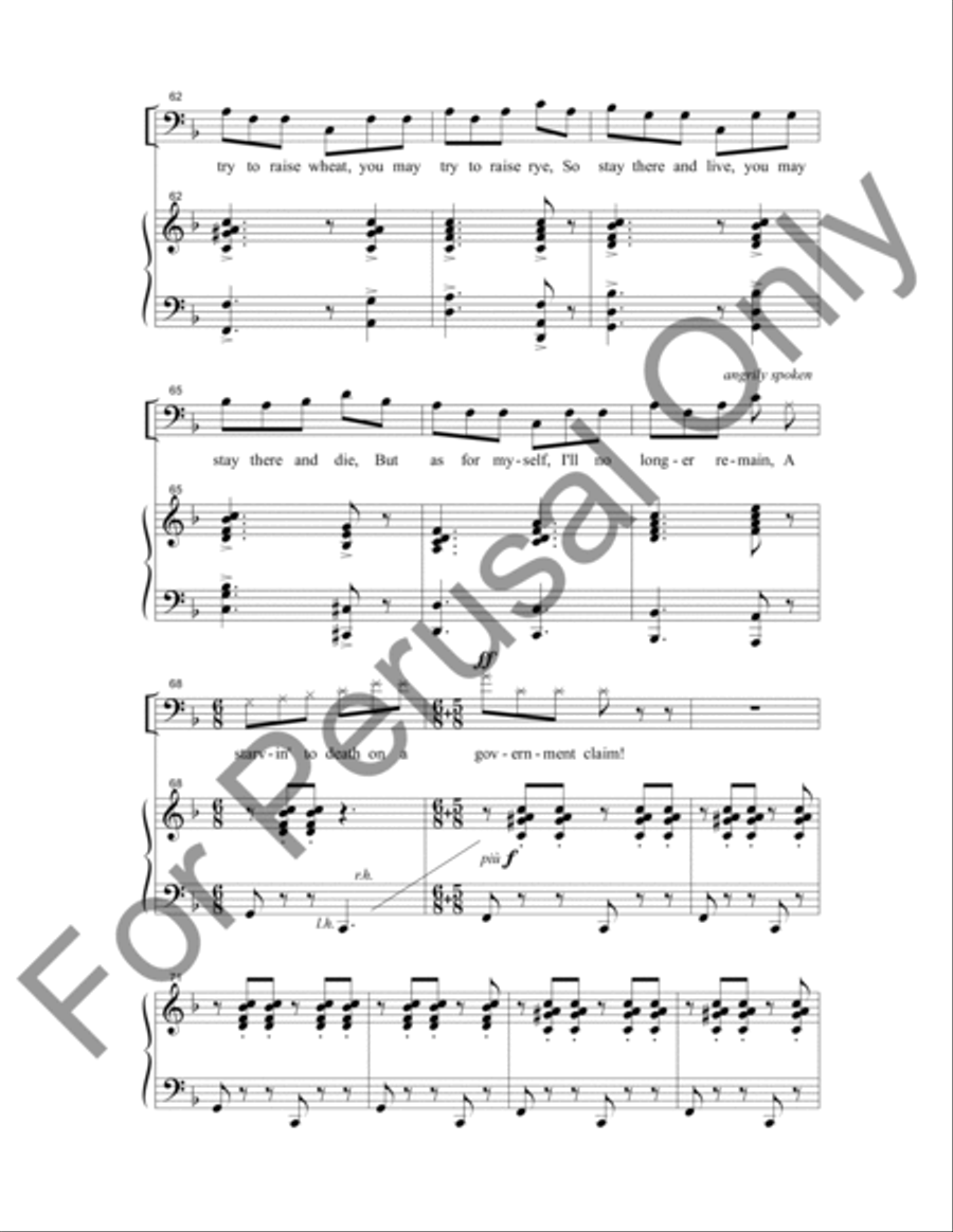 Deux Chansons Canadiennes 4-Part scores gallery preview page 7