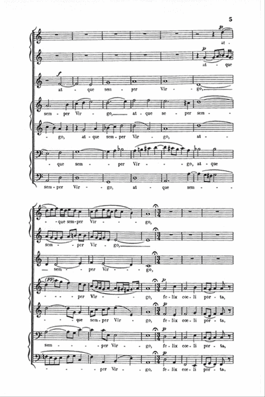 Ave Maris Stella - SSATBB SSATBB scores gallery preview page 5