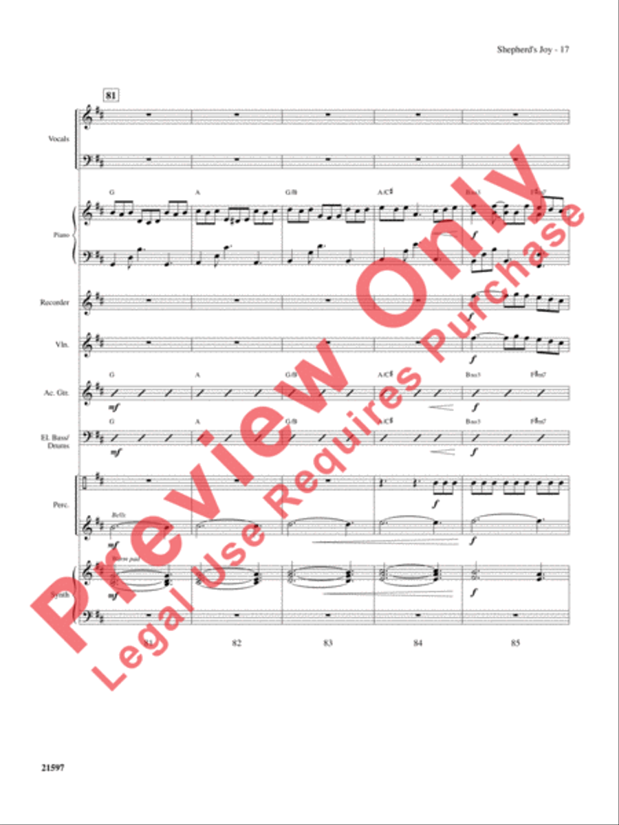 Shepherd's Joy Choir scores gallery preview page 18