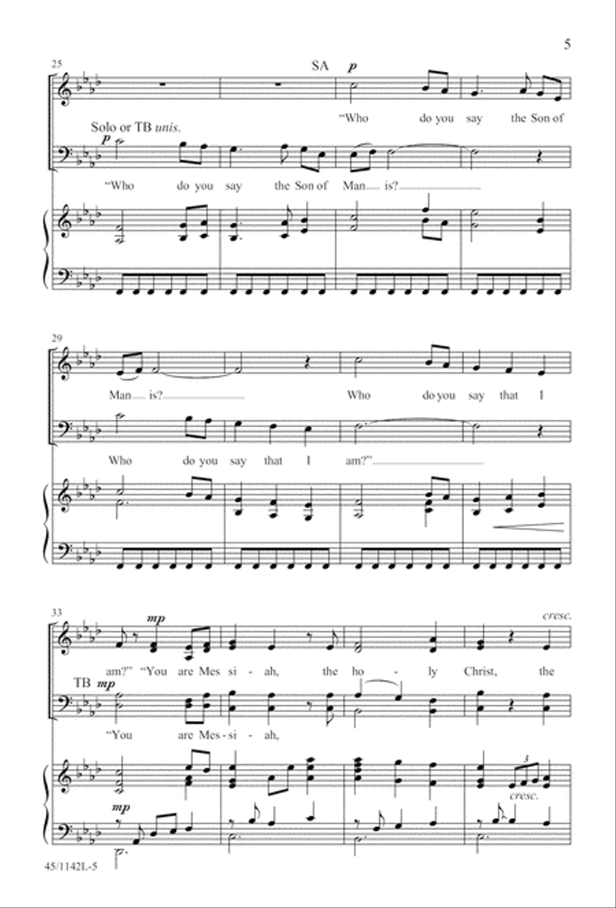 The Church's One Foundation 4-Part scores gallery preview page 7