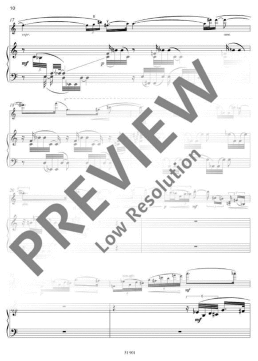 Three Violin Pieces with Piano Violin Solo scores gallery preview page 11