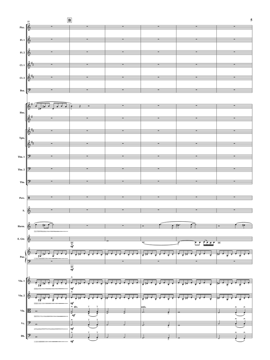 Man With The Harmonica Full Orchestra scores gallery preview page 6