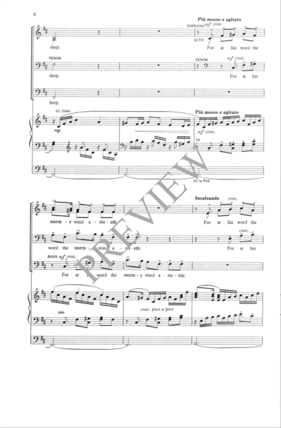 They that Go Down to the Sea in Ships 4-Part scores gallery preview page 7