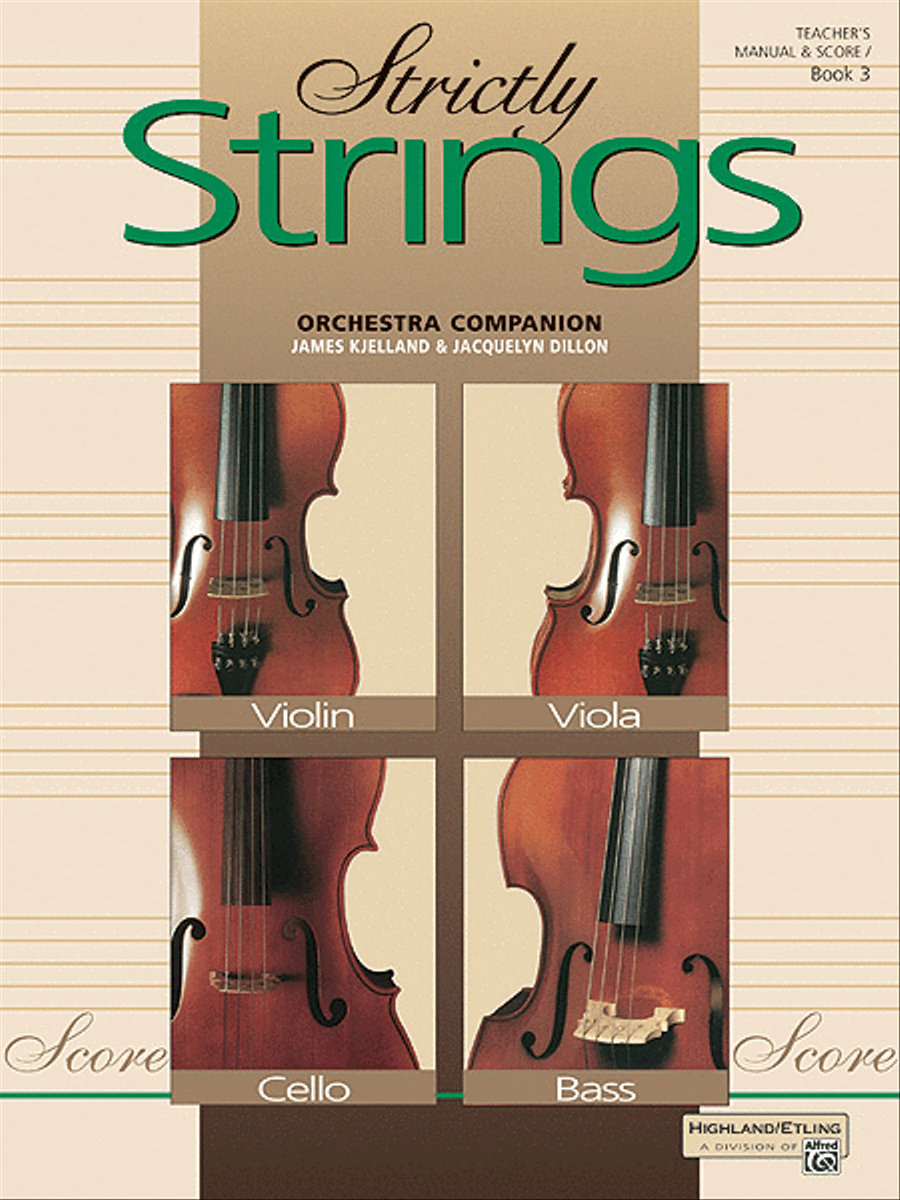 Strictly Strings, Book 3 Chamber Orchestra scores gallery preview page 1