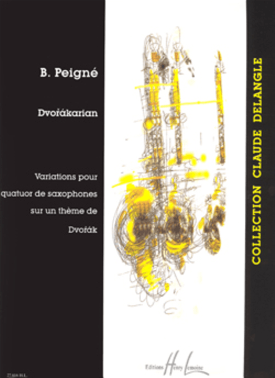 Dvorakarian Saxophone Quartet scores gallery preview page 1