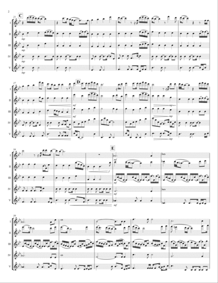 (everything I Do) I Do It For You Woodwind Ensemble scores gallery preview page 3