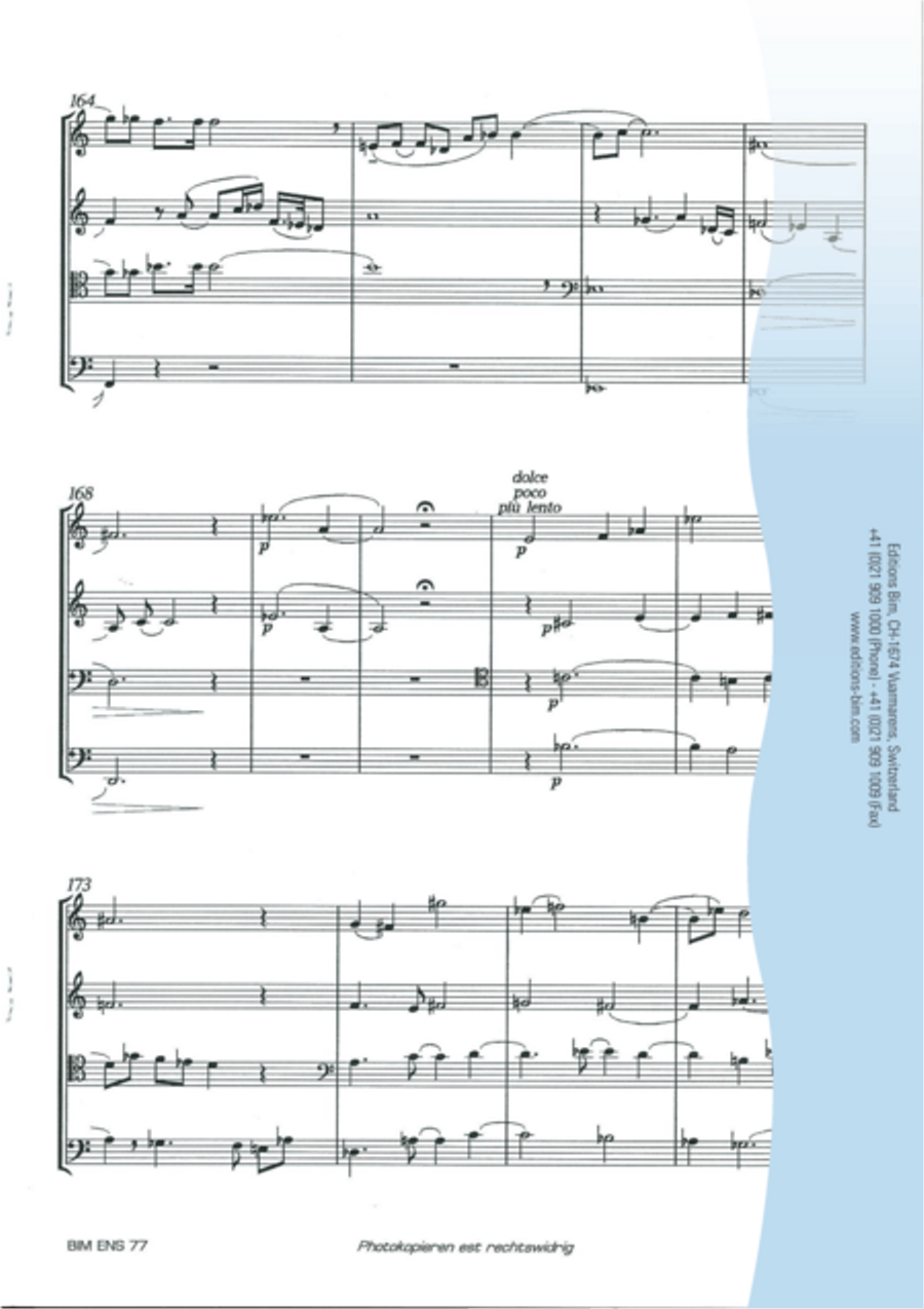 Quatuor No 1 Trombone scores gallery preview page 7