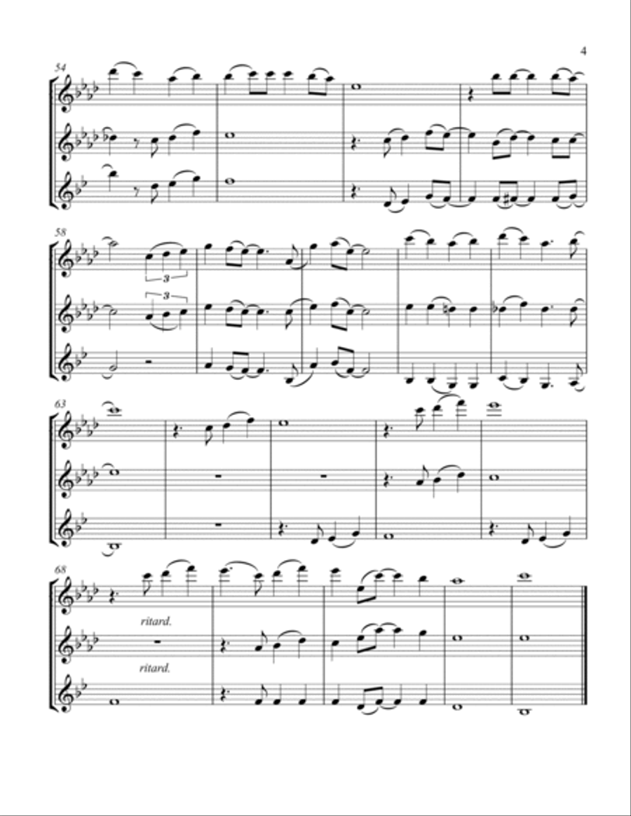 A Whole New World Woodwind Trio scores gallery preview page 5