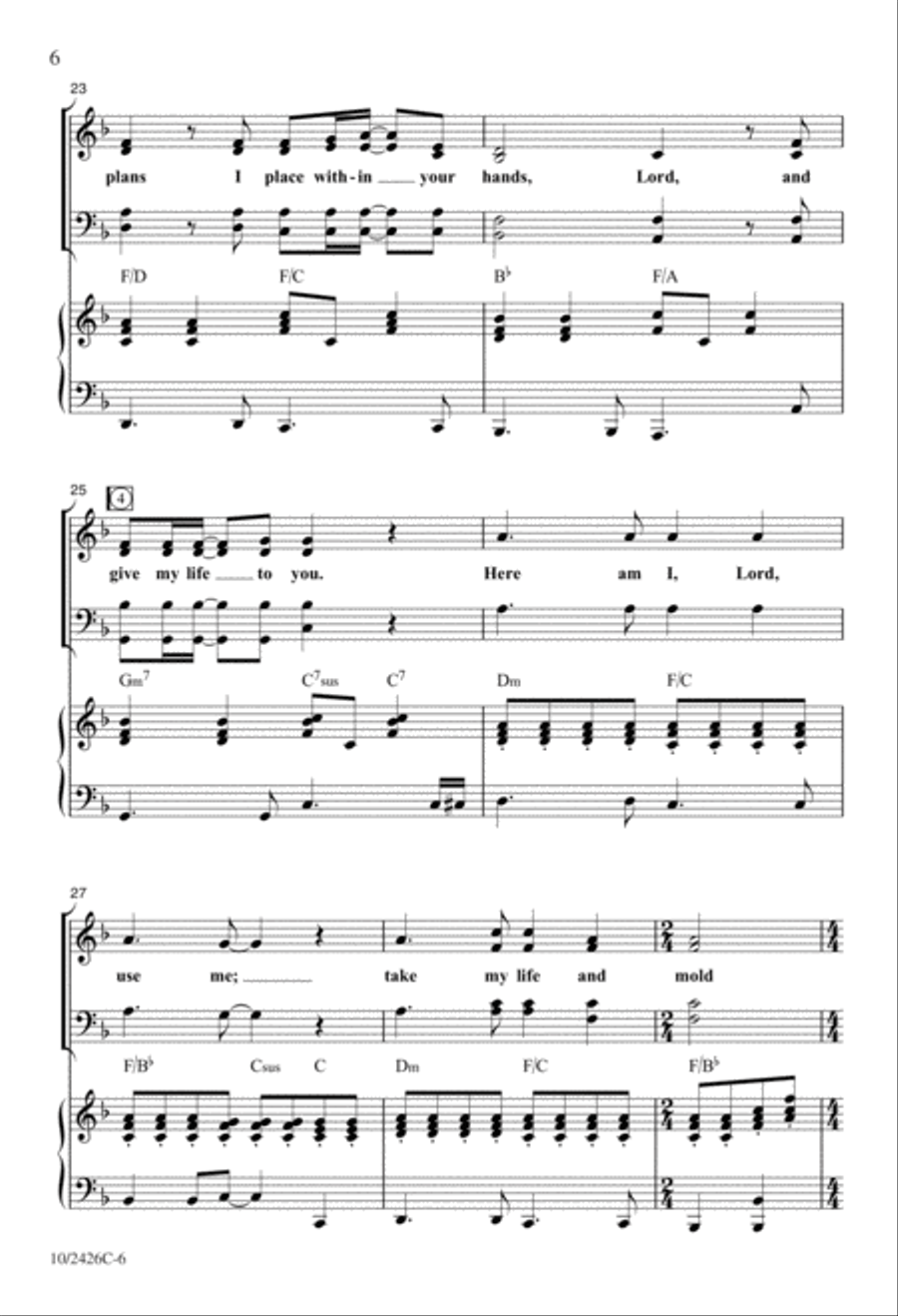 All I Ever Want to Be 4-Part scores gallery preview page 6