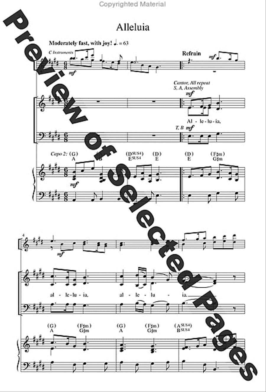 The Glendalough Mass CD scores gallery preview page 9