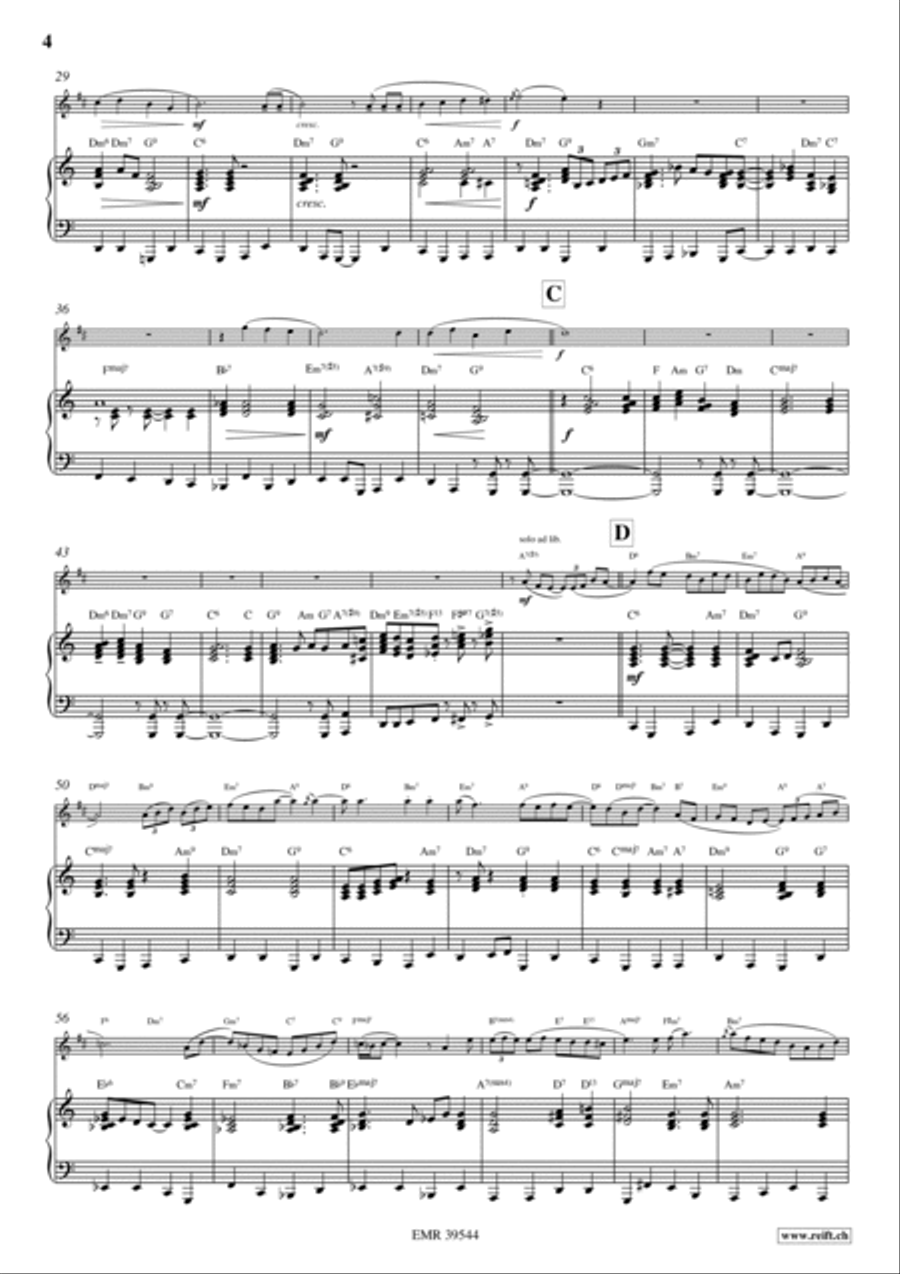 Long Ago And Far Away Long Ago And Far Away Soprano Saxophone scores gallery preview page 4