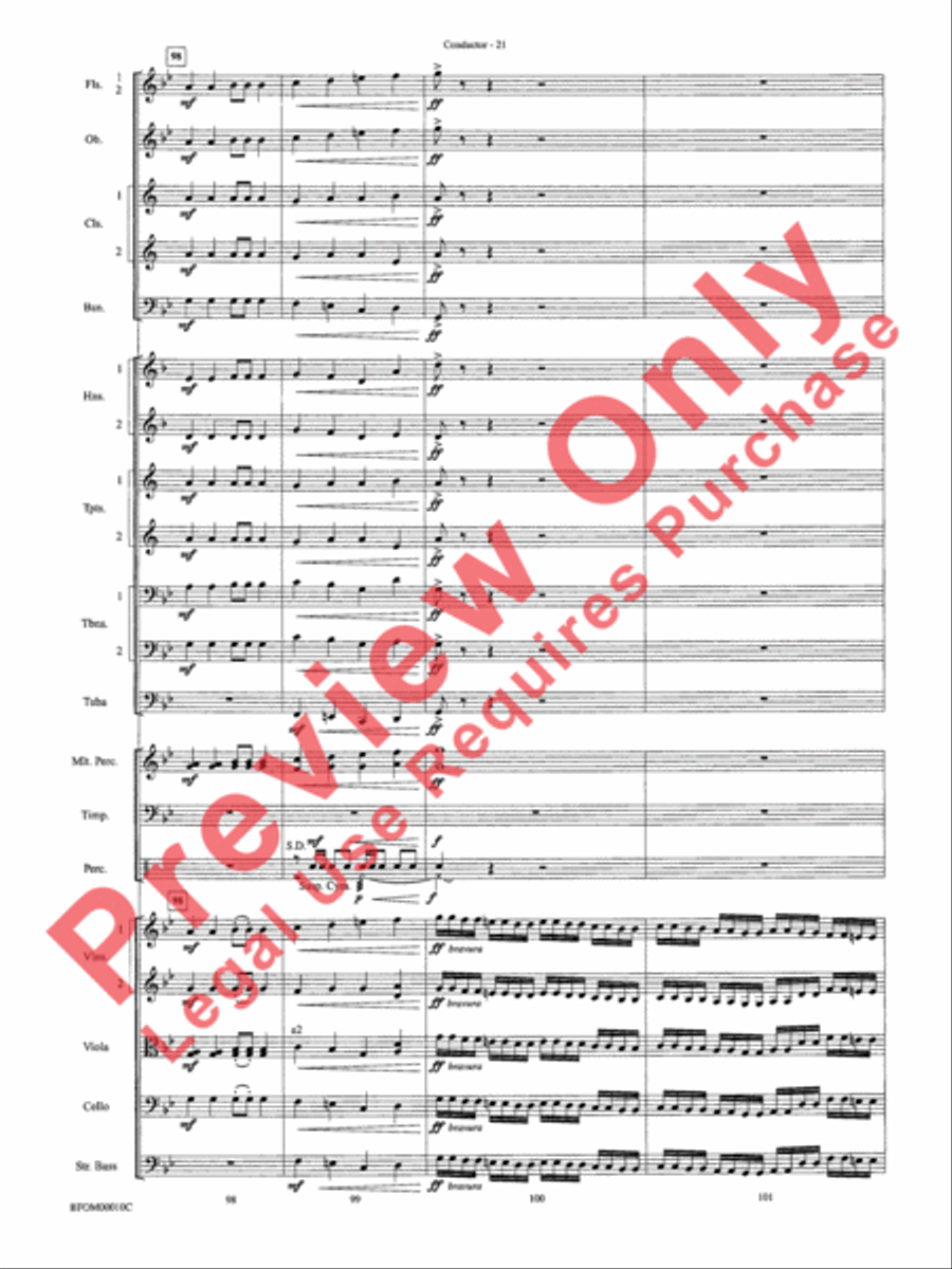 Aboriginal Rituals Full Orchestra scores gallery preview page 23
