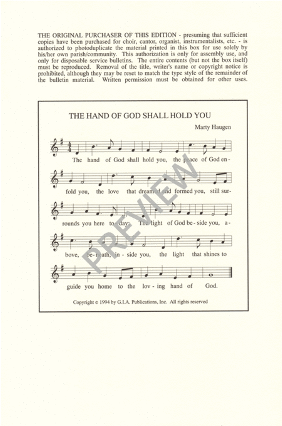 The Hand of God Shall Hold You 4-Part scores gallery preview page 10