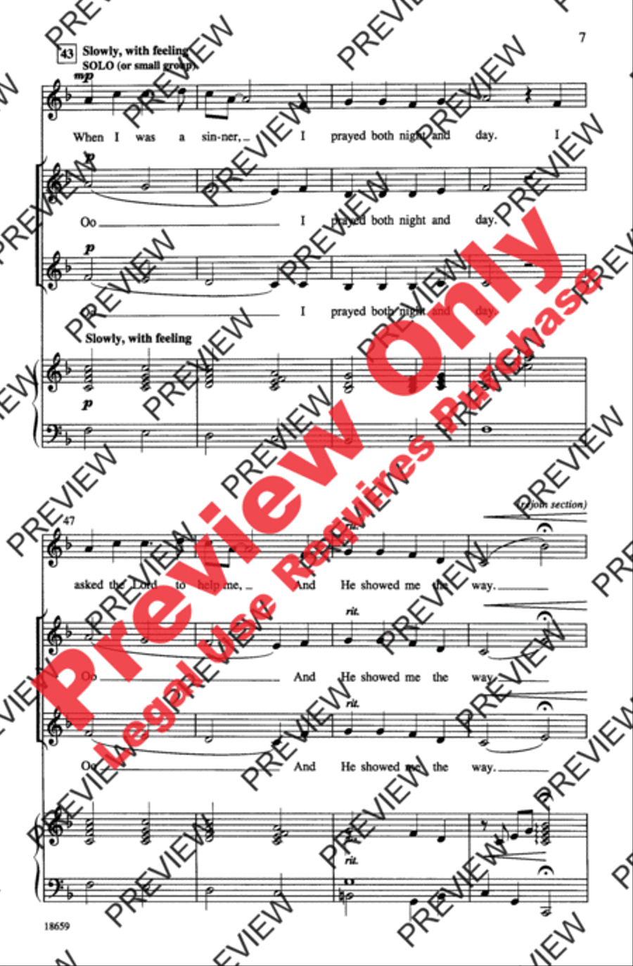 Shepherds, Go Tell! 2-Part scores gallery preview page 6