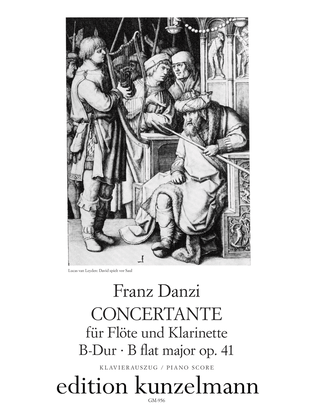 Book cover for Concertante for flute and clarinet Op. 41