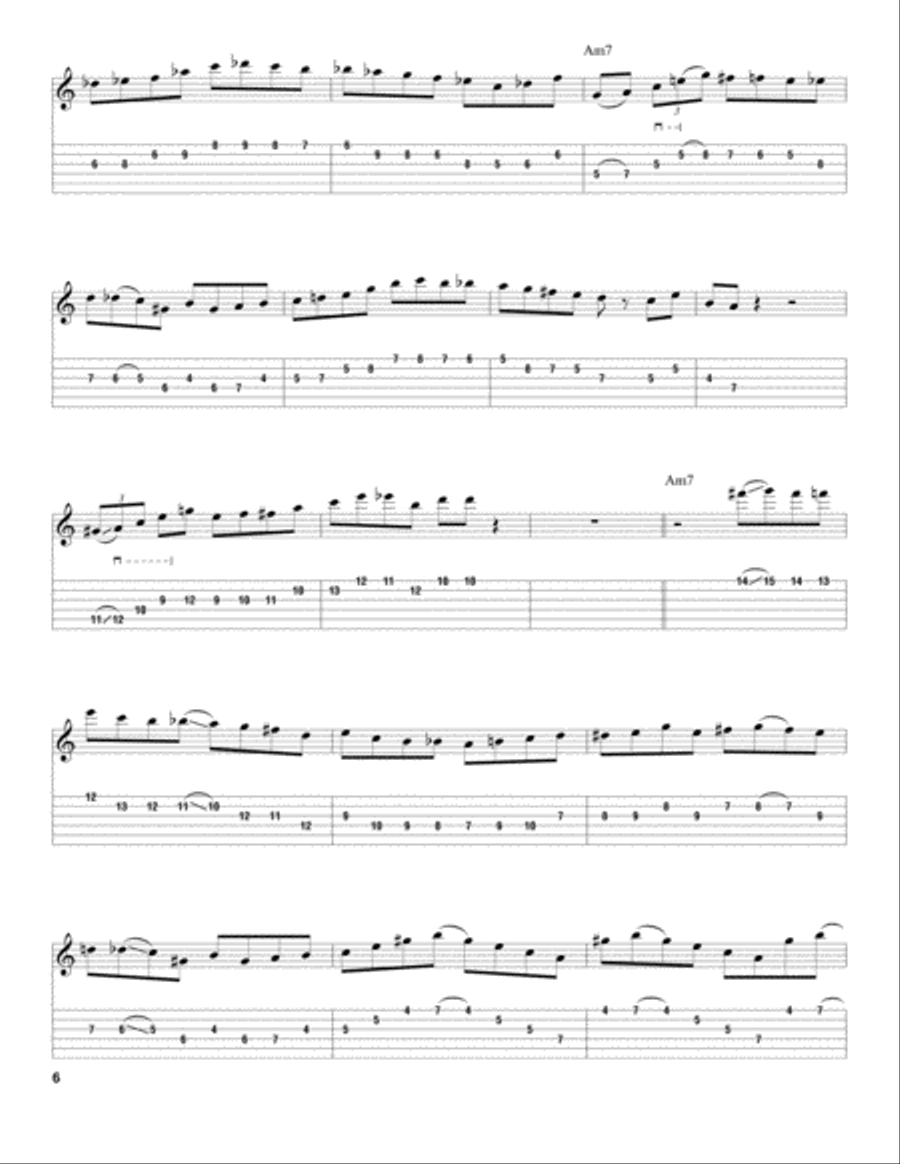 Impressions Electric Guitar scores gallery preview page 6