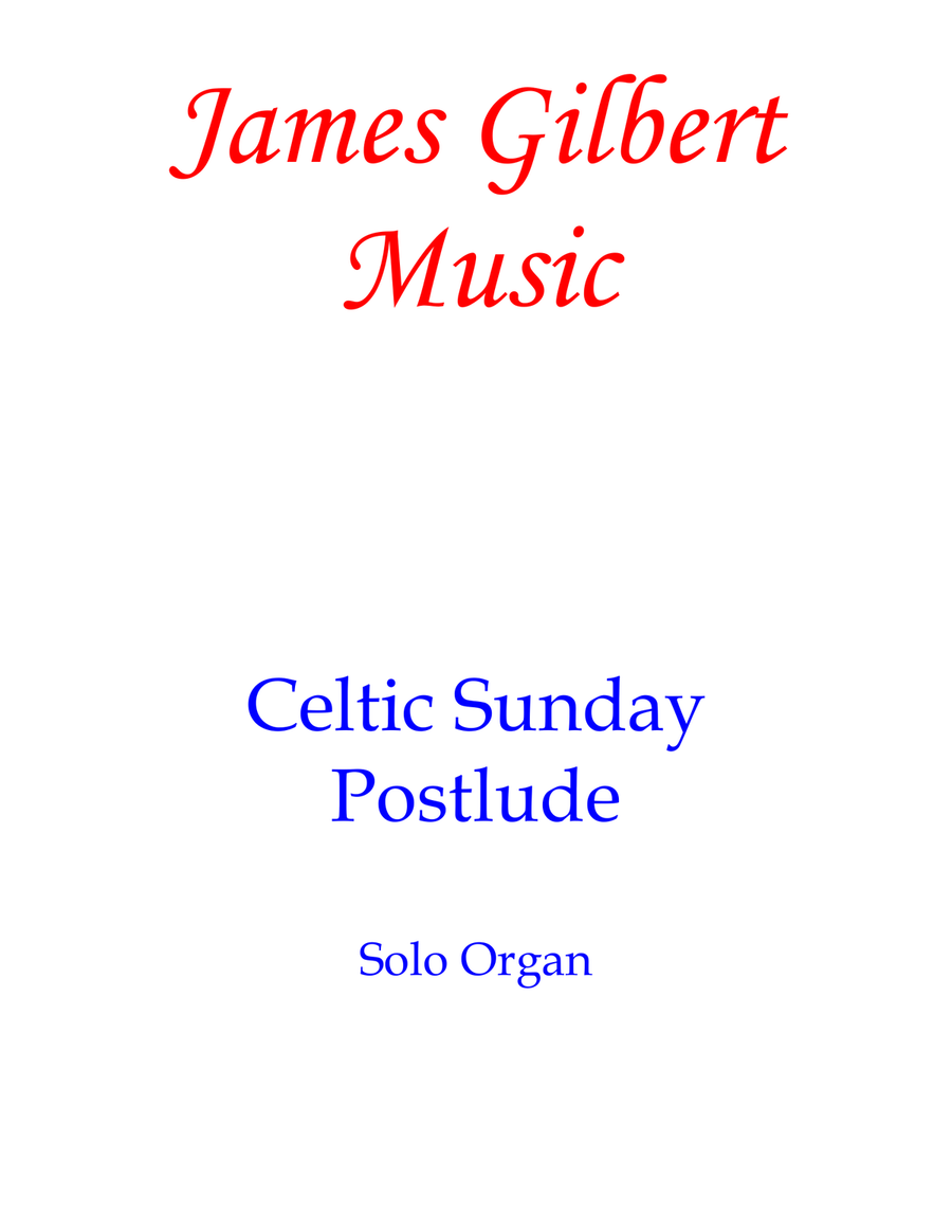 Celtic Postlude Celtic Fiddle scores gallery preview page 1