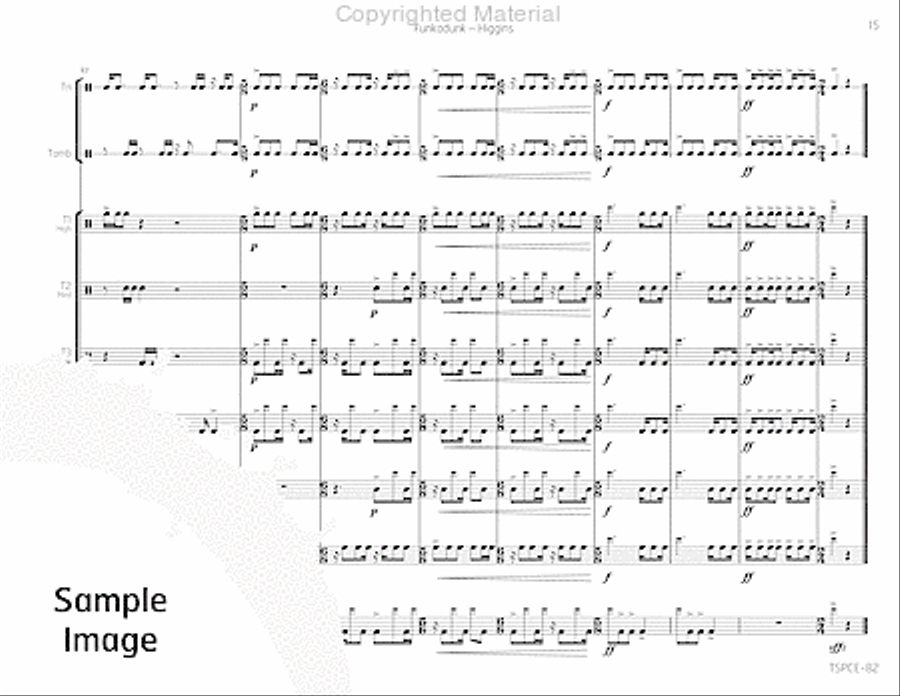 Funkadunk Percussion Ensemble scores gallery preview page 18