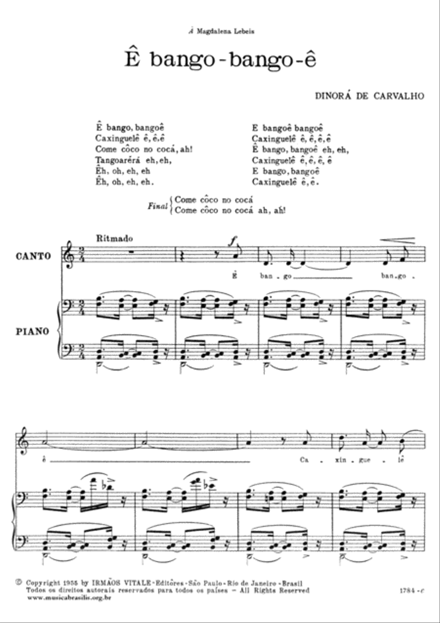 Ê bango - bango-ê Voice scores gallery preview page 3