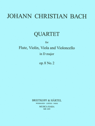 Book cover for Quartet in D major Op. 8 No. 2