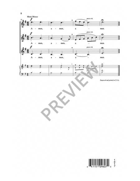 When Jesus Comes to Be Baptized 3-Part - Sheet Music