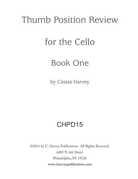 Thumb Position Review for the Cello, Book One