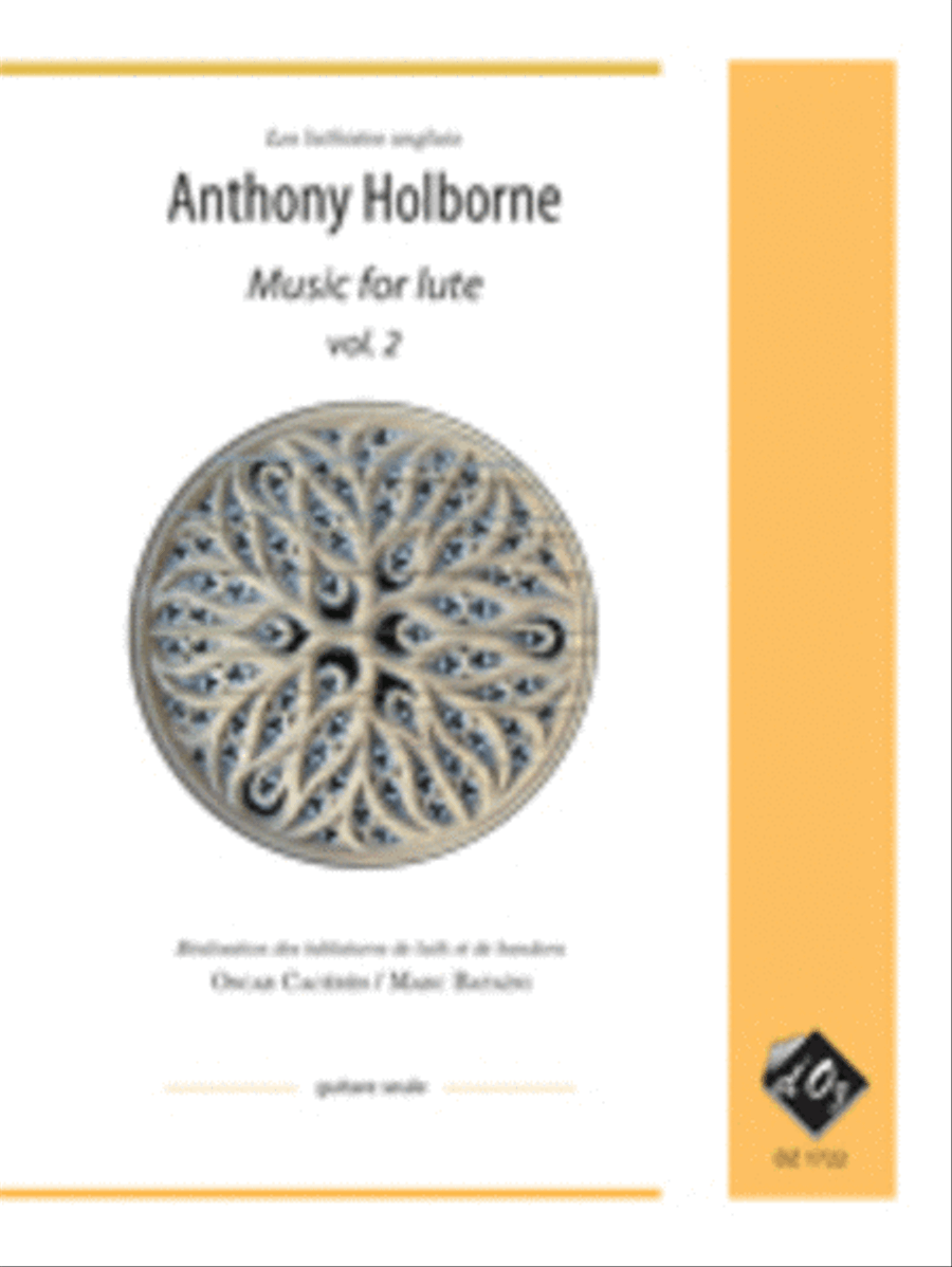 Music for lute, vol. 2 Lute scores gallery preview page 1