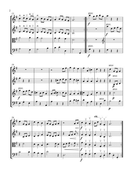Minuet in G - J.S. Bach (arr. for Strings by Juan Guerra)